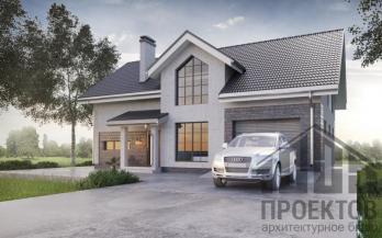 Проект дома из блоков м6