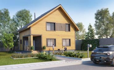 Проект каркасного дома 2-50-1