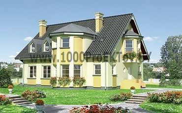 Проект дома из блоков 1258