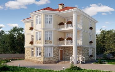 Проект каменного дома 10-2247