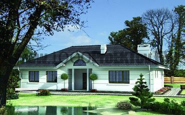 Проект дома из блоков 1524