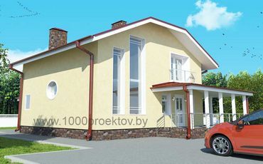 Проект каменного дома 1118