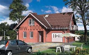 Проект дома из блоков 1491