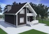 Проект каркасного дома 2-8