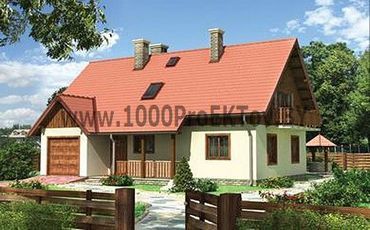 Проект дома из блоков 1178