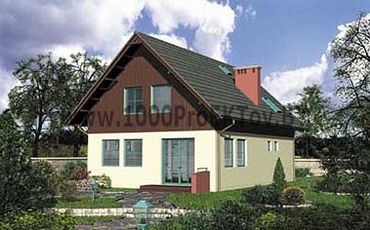 Проект дома из блоков 1463