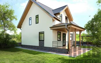 Проект дома из блоков м30