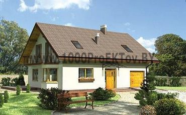 Проект дома из блоков 1331