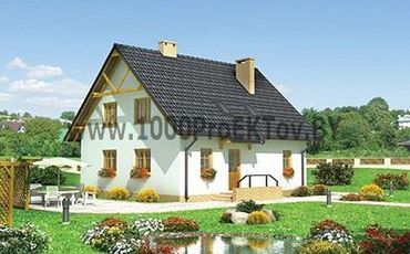 Проект дома из блоков 1416