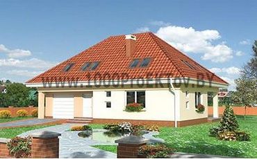 Проект дома из блоков 1330