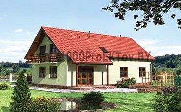 Проект дома из блоков 1185