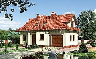 Проект дома из блоков 1473