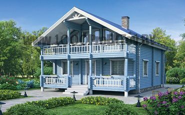 Проект деревянного дома 1024