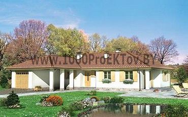 Проект дома из блоков 1415