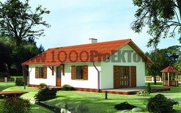 Проект дома из блоков 1519