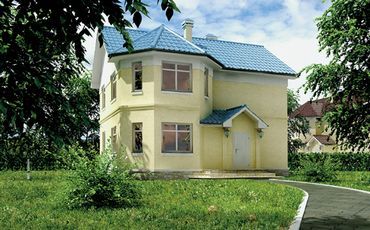 Проект дома из блоков 1542