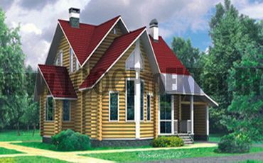 Проект деревянного дома 1040