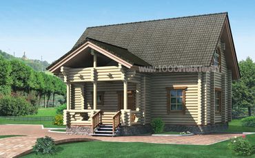 Проект деревянного дома 3-36