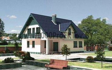 Проект дома из блоков 1374