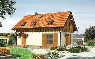 Проект дома из блоков 1291