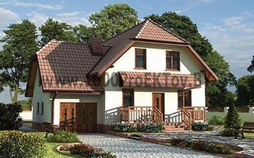 Проект дома из блоков 1385