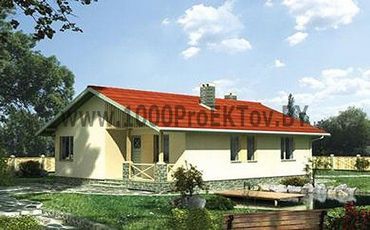 Проект дома из блоков 1231