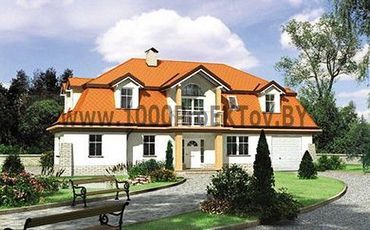 Проект дома из блоков 1142