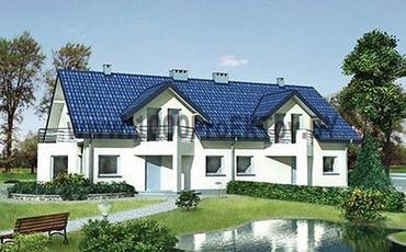 Проект дома из блоков 1301