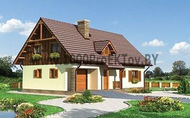 Проект дома из блоков 1482