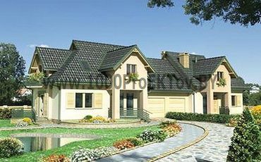 Проект дома из блоков 1396