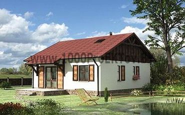 Проект дома из блоков 1304