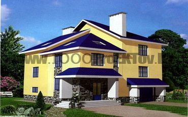 Проект дома из блоков 1514