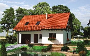 Проект дома из блоков 1267