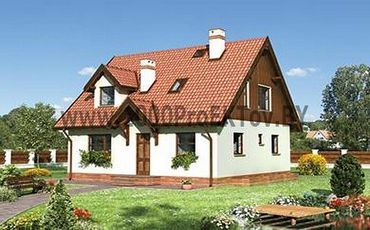 Проект дома из блоков 1476