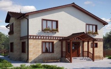 Проект дома из блоков 10-2017