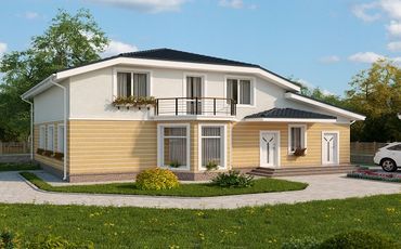 Проект каменного дома 10-2167-2