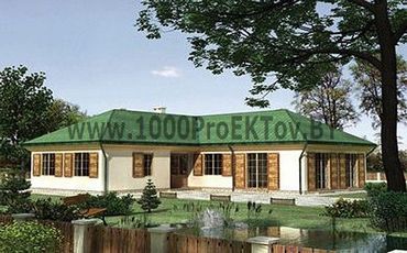 Проект дома из блоков 1460