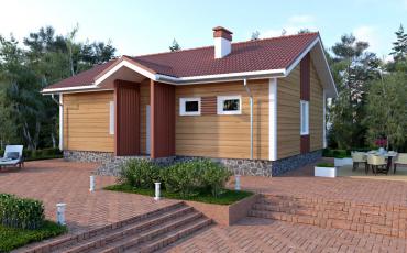 Проект каркасного дома 2-60-3