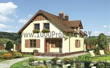 Проект дома из блоков 1288