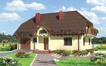 Проект дома из блоков 1478