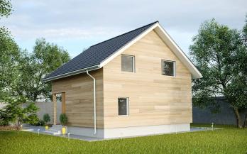 Проект каркасного дома 2-50-3