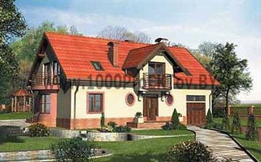 Проект дома из блоков 1164