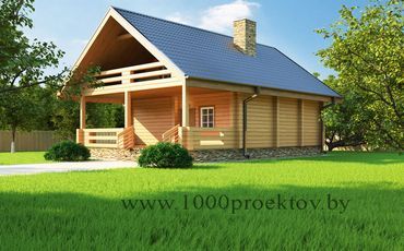 Проект деревянного дома 3-15