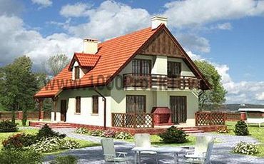 Проект дома из блоков 1233