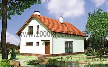 Проект дома из блоков 1380