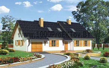 Проект дома из блоков 1211