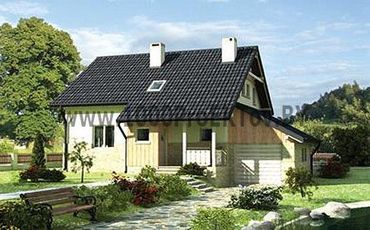 Проект дома из блоков 1429