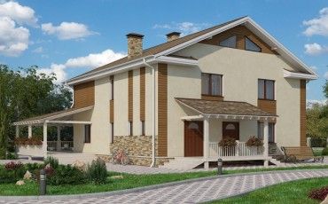 Проект каркасного дома 10-2141