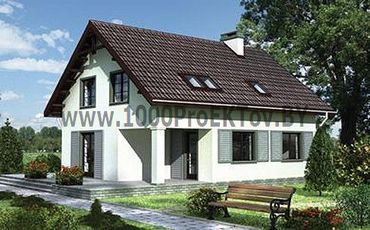 Проект дома из блоков 1281