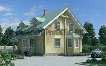 Проект деревянного дома 1038